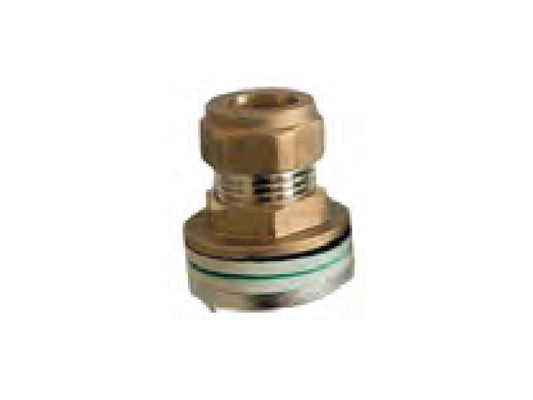 Tank Connector 15mm Complete Plated