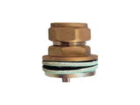 Tank Connector 22mm Complete Plated
